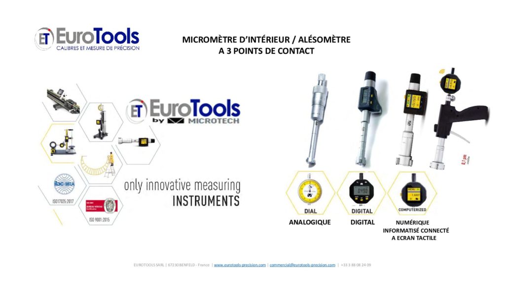 Micromètre de profondeur - 352 - Steinmeyer Holding GmbH - pour filetage / analogique / compact